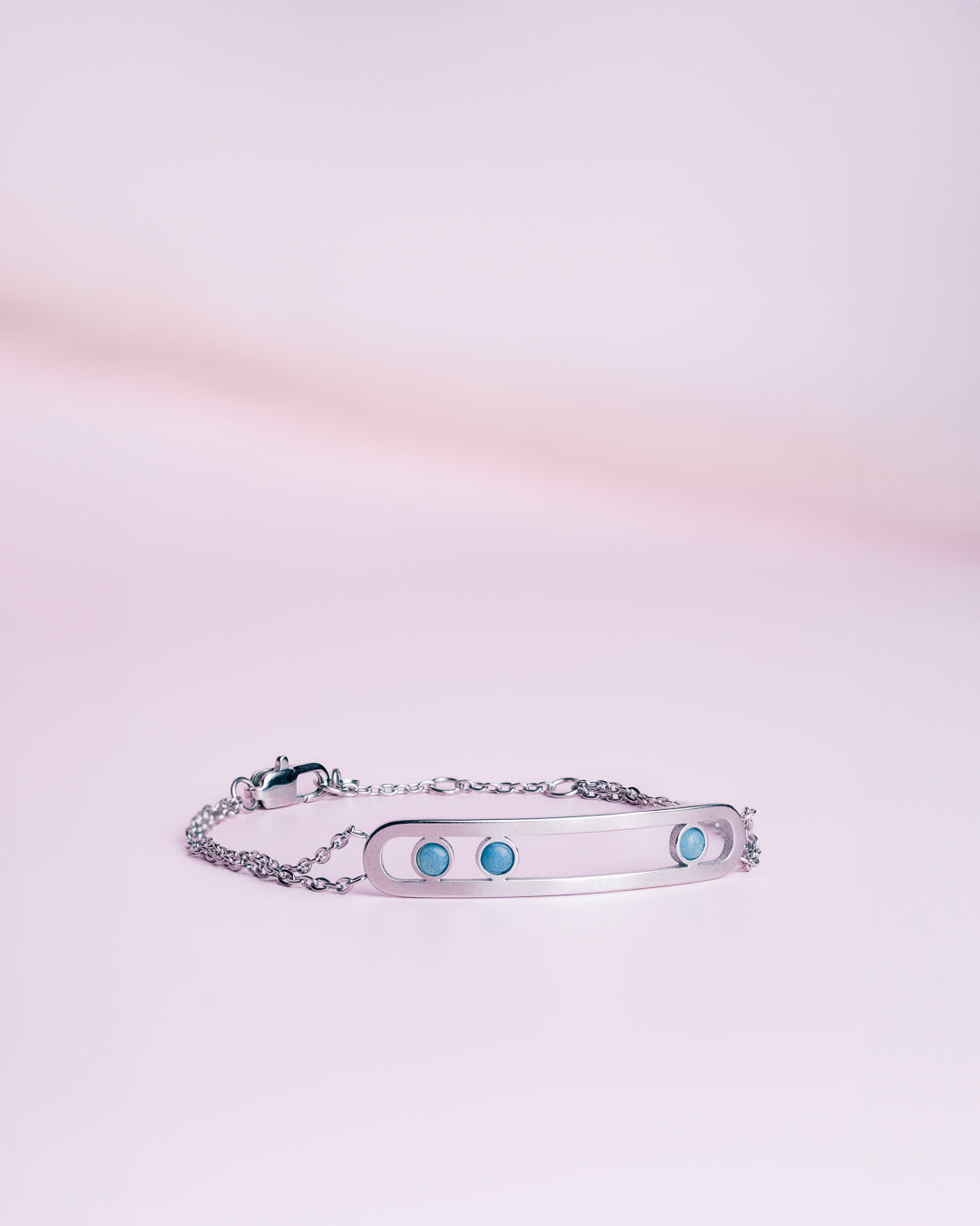 Armband en halsketting met witte seleniet